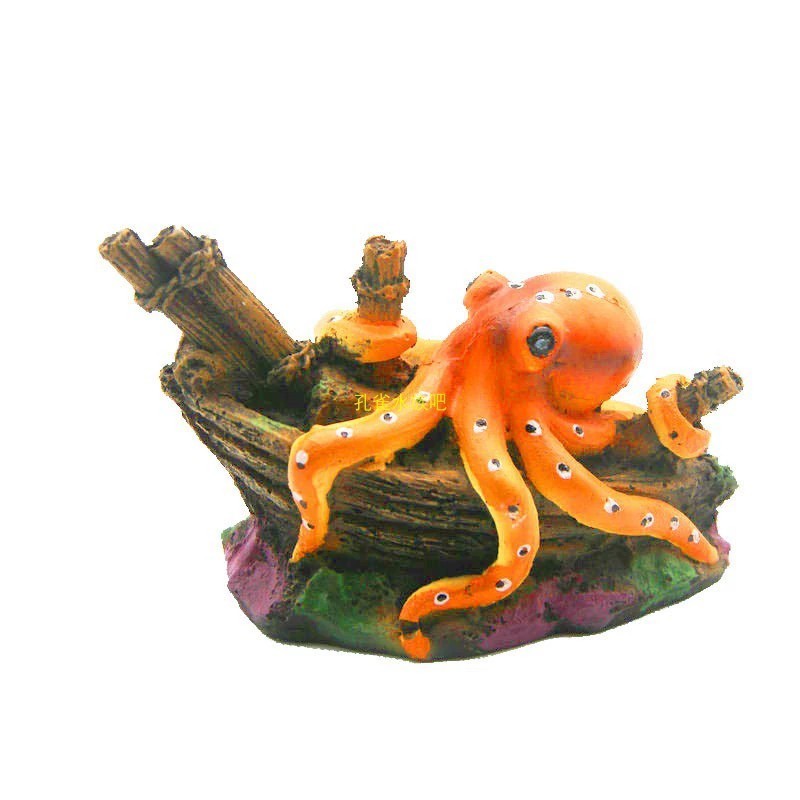 Aquarium Innovative Marine - Resin Octopus Statue Ornaments Micro Landscape