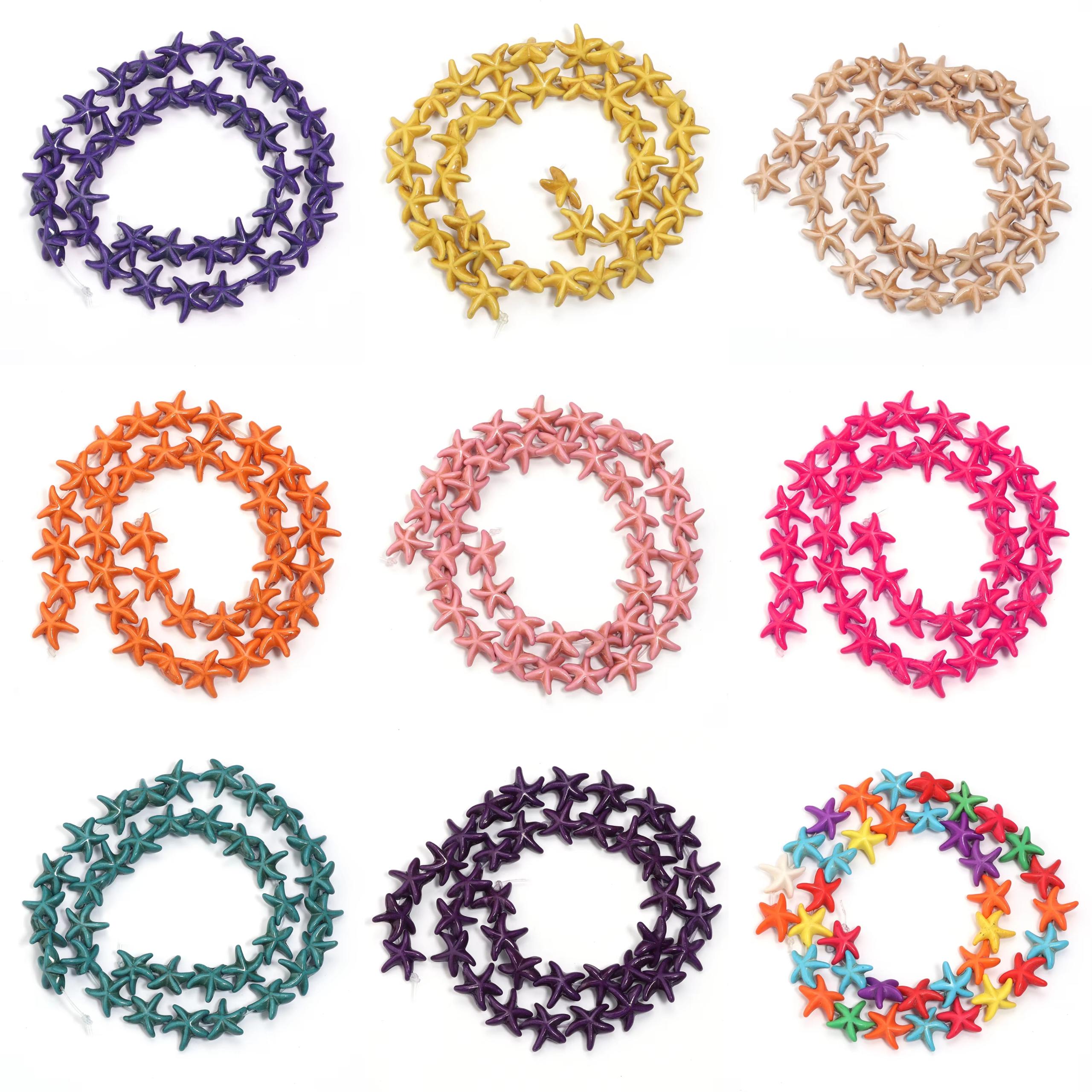 Aquarium Innovative Marine - 35pcs Colorful Starfish Beads Beach Craft