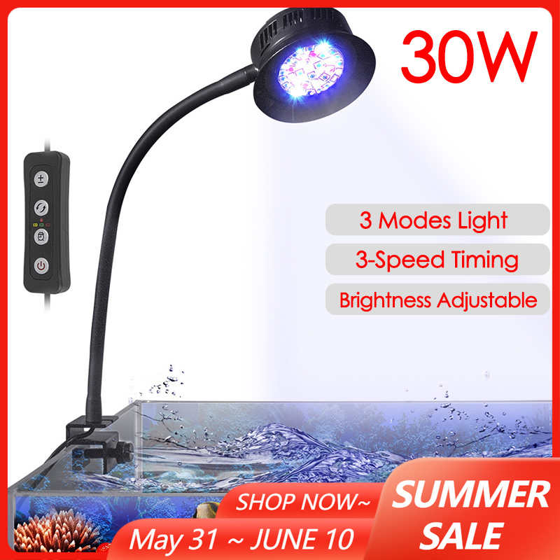 Marine Aquarium Led Lights - 30W Aquarium Fish Tank Sea Water