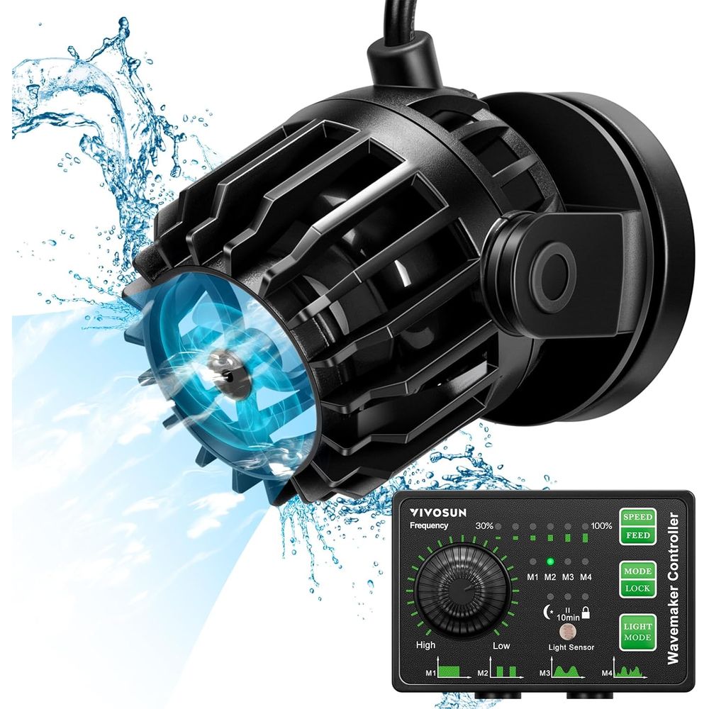 Powerhead Wave Maker - Aquarium Wave Maker, 3432GPH Circulation Pump