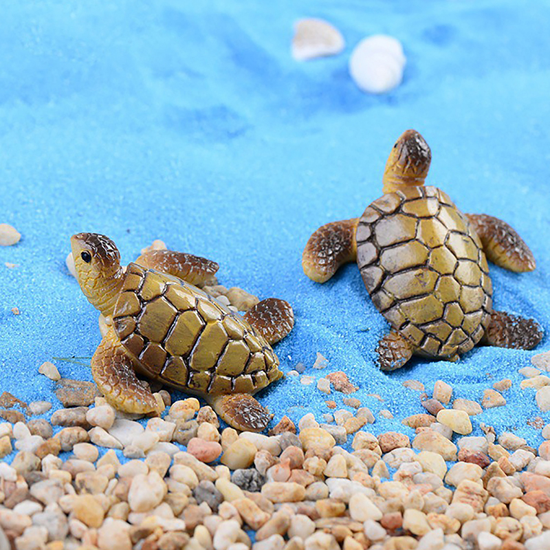 Aquarium Innovative Marine - 1PC Mini Sea Turtle Model Resin