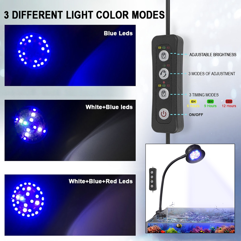 Marine Aquarium Timing - 30W Aquarium Fish Tank Sea Water