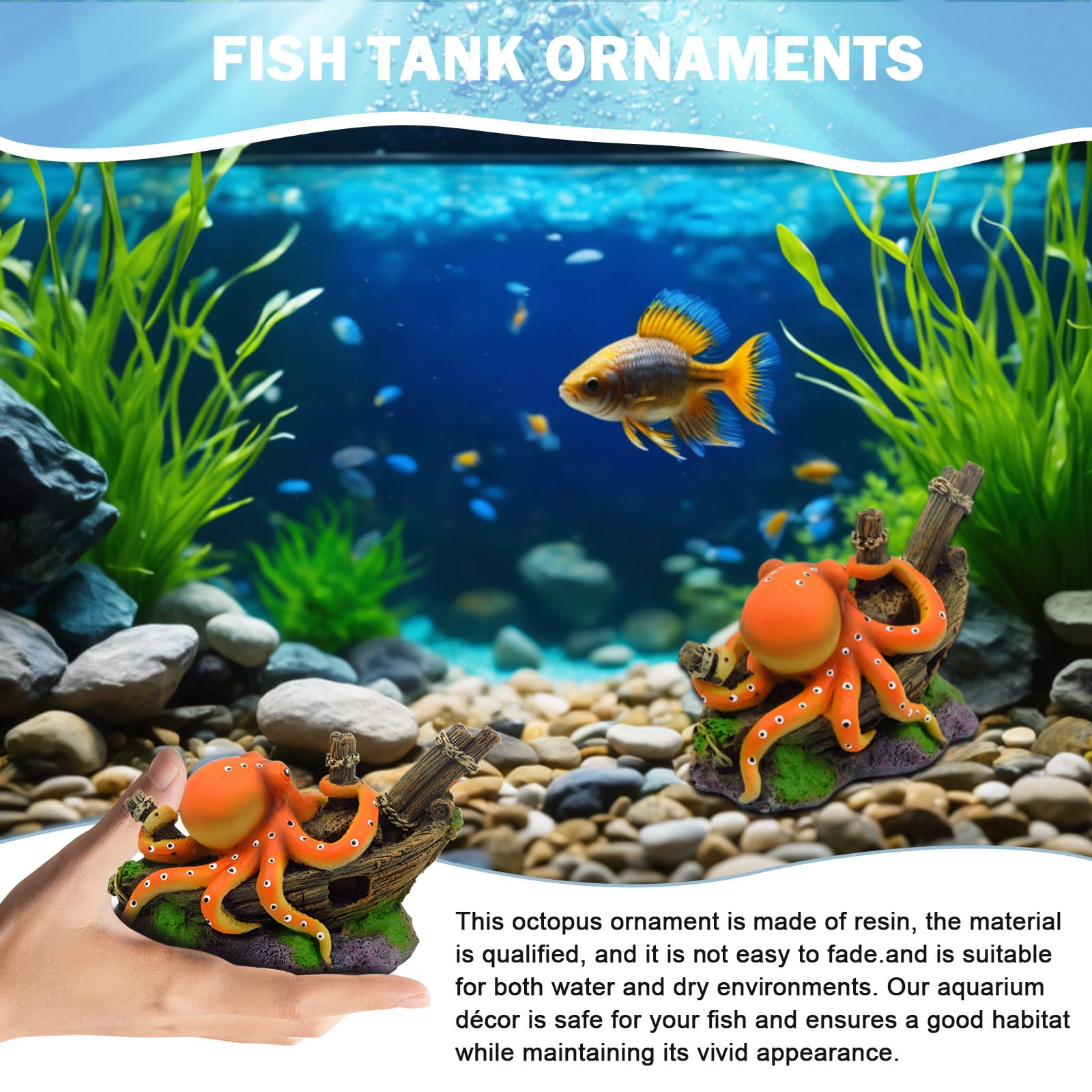 Resin Octopus Statue Ornaments – обзор и цена Aquarium Innovative Marine
