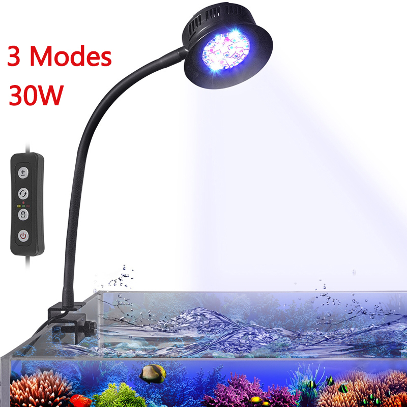 30W Dimmable Lighting Marine L – обзор и цена Marine Aquarium Timing