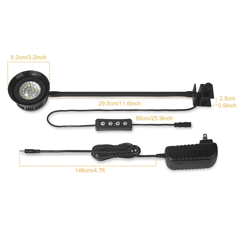 30W Dimmable Lighting Marine L – обзор и цена Marine Aquarium Timing