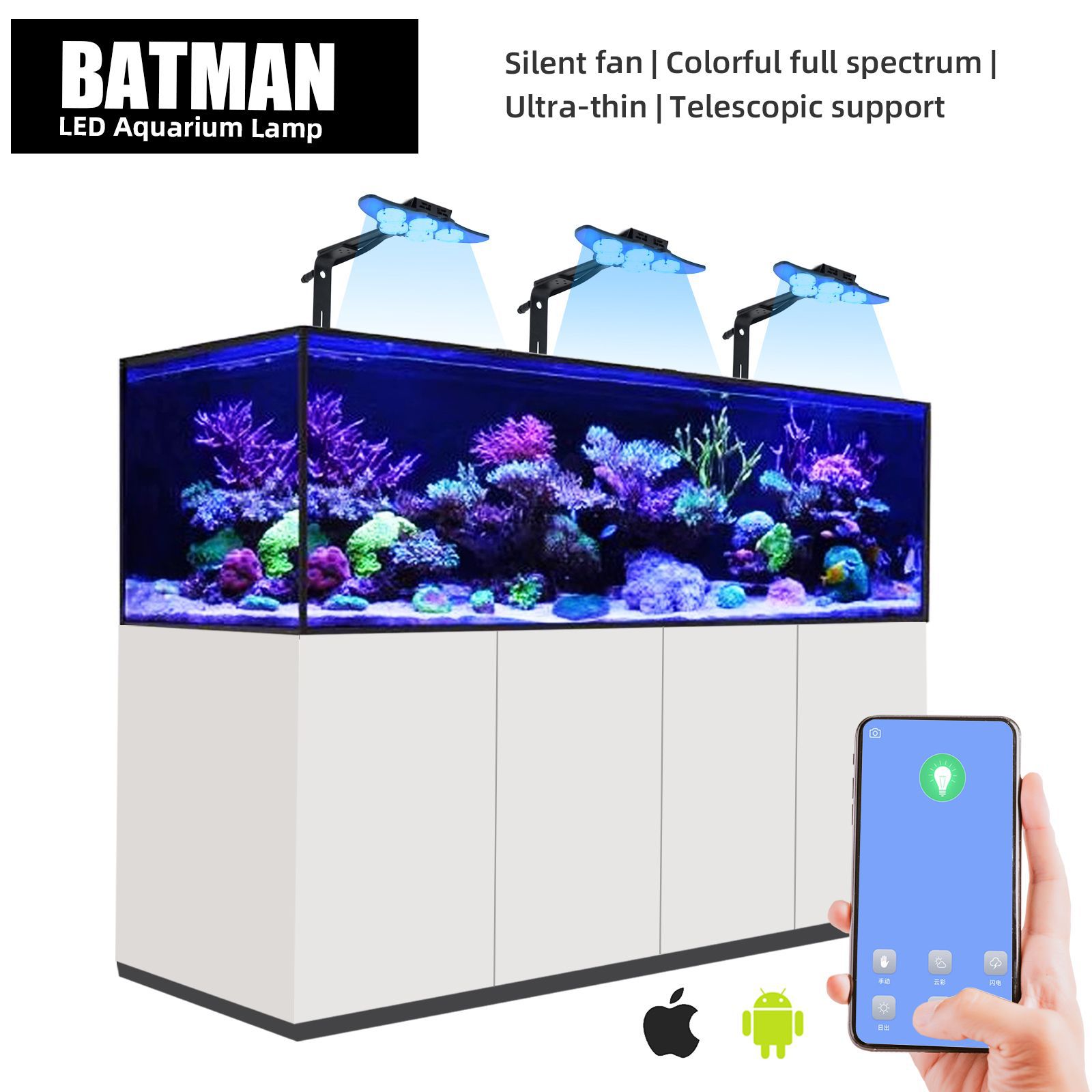 LED Marine Aquarium Coral Aqua – обзор и цена Marine Aquarium Led Lights