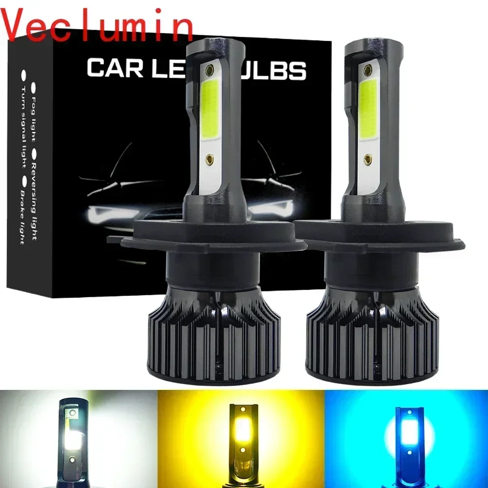 P1Car LED Headlight H4 H7 H1 H – обзор и цена Actinic Blue Led