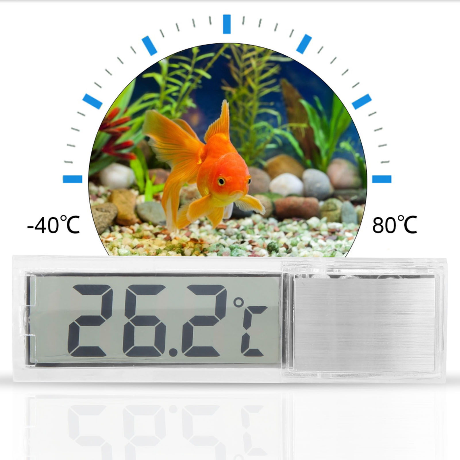 3D LCD Electronic Transparent  – обзор и цена Marine Aquarium Temperature