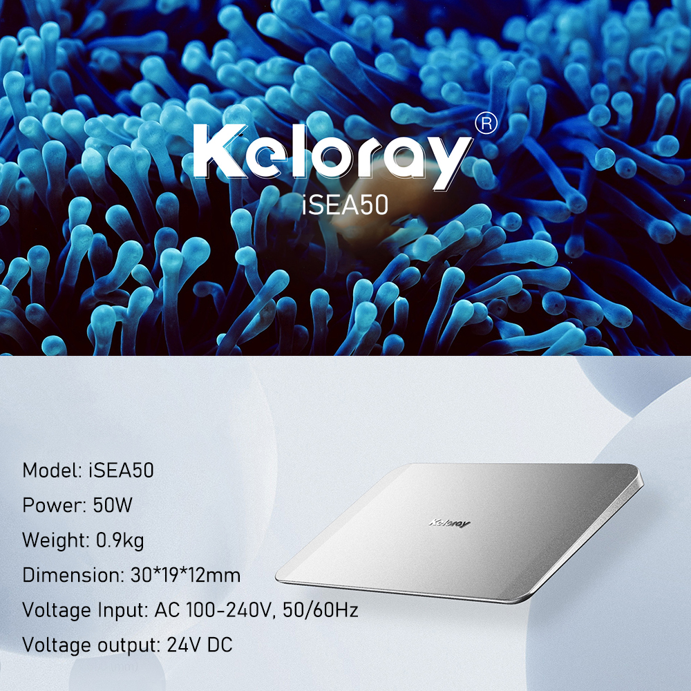 Keloray iSEA50 Fanless Full Sp – обзор и цена Marine Aquarium Led Lights