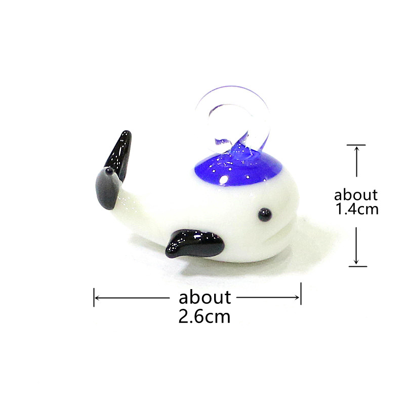 Mini Glass Whale Pendant Cute  – обзор и цена Marine Aquarium Japan