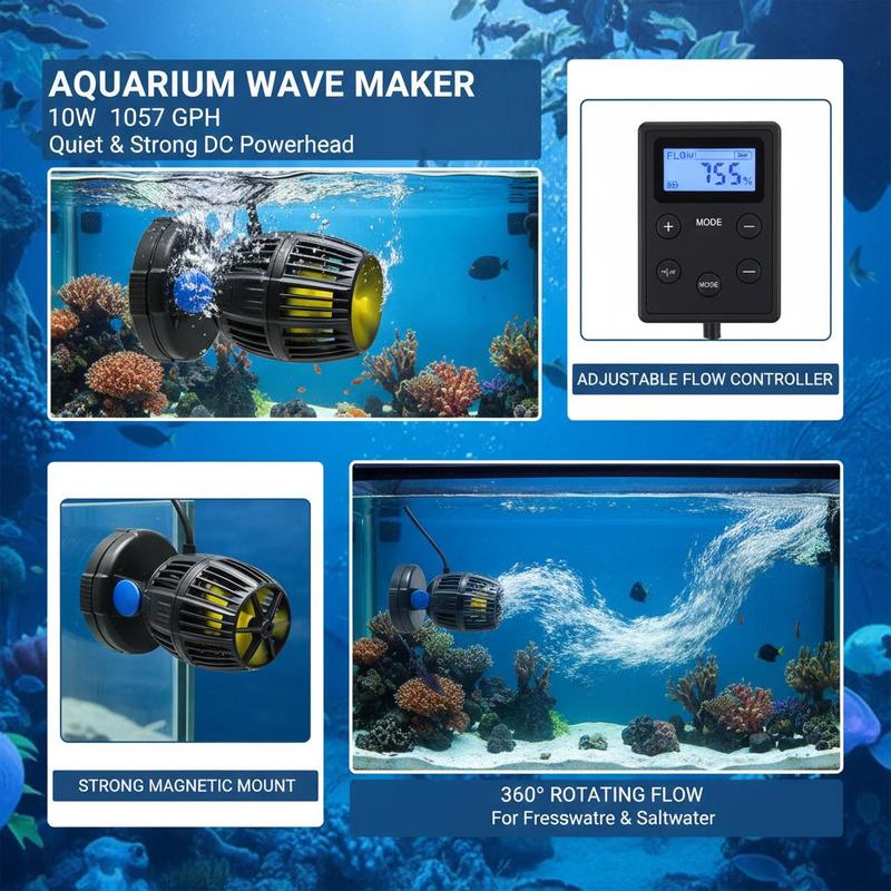 Aquarium Wave Maker, 10W, 1057 – обзор и цена Powerhead Wave Maker