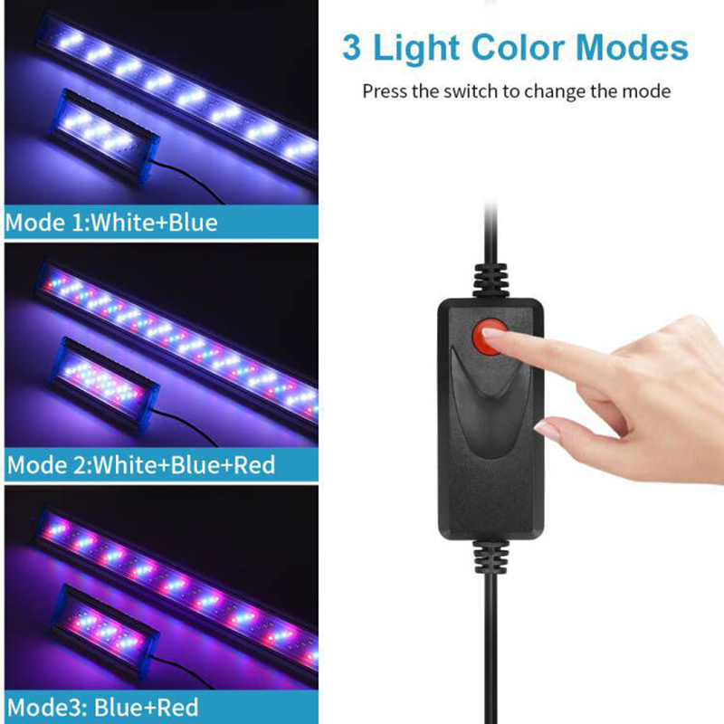 Fish Tank Light 18cm 28cm 38cm – обзор и цена Marine Aquarium Led Lights