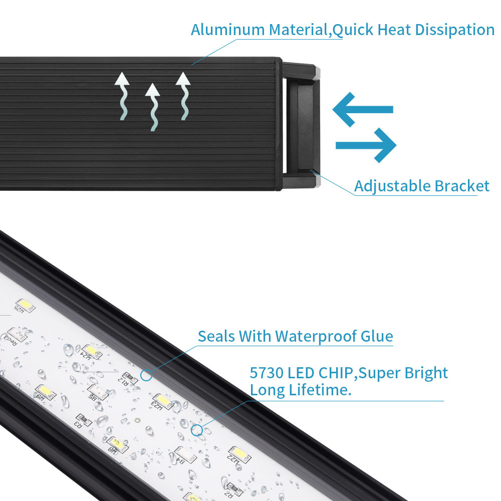 Adjustable Brightness of Fish  – обзор и цена Marine Aquarium Led Lights