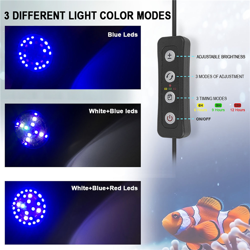 30W Aquarium Fish Tank Sea Wat – обзор и цена Marine Aquarium Led Lights