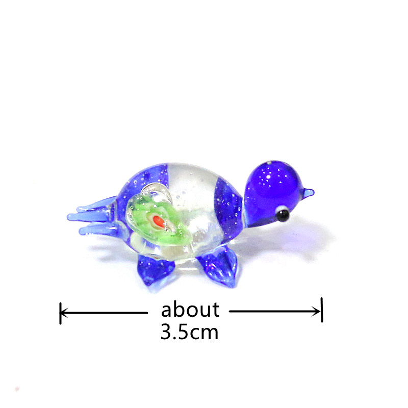 1pc Mini Glass Turtle Figurine – обзор и цена Marine Aquarium Japan