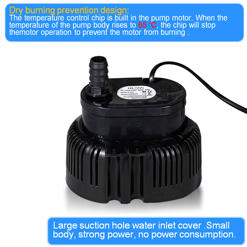 45/75W 2500-3000L/H Submersibl – обзор и цена Marine Aquarium Temperature