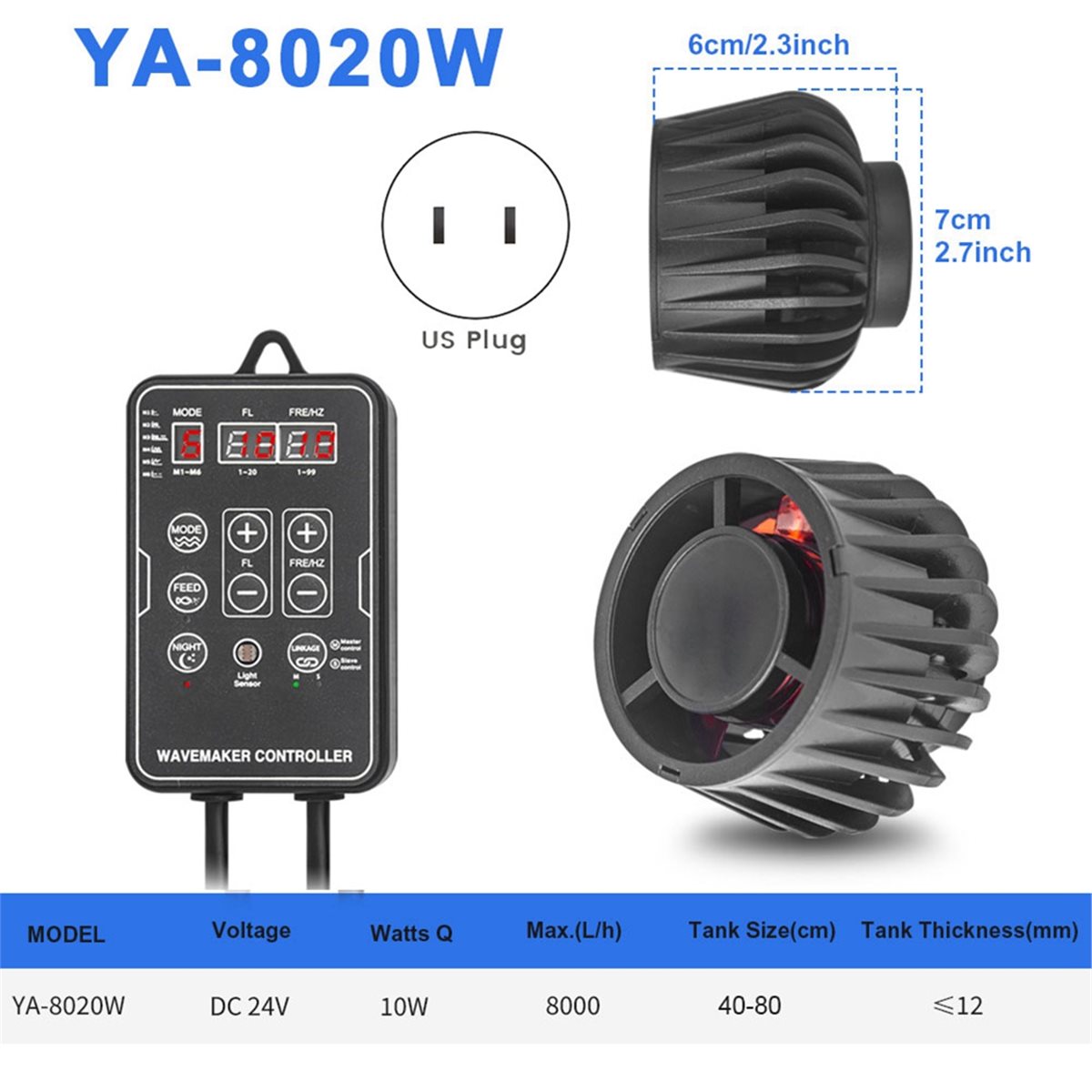 NEW Fish Magnetic Aquarium Wav – обзор и цена Powerhead Wave Maker