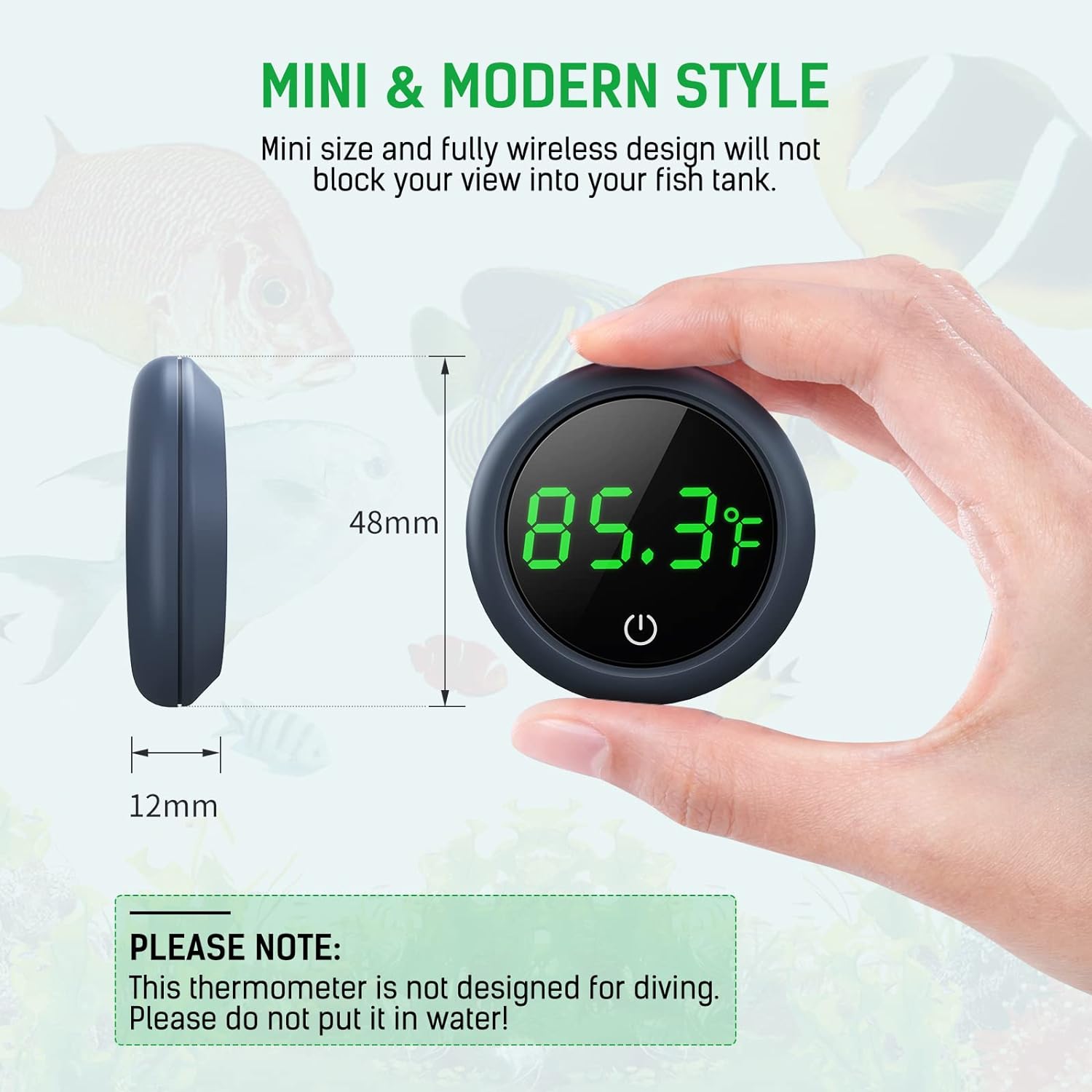 LED Digital Fish Tank Thermome – обзор и цена Marine Aquarium Temperature