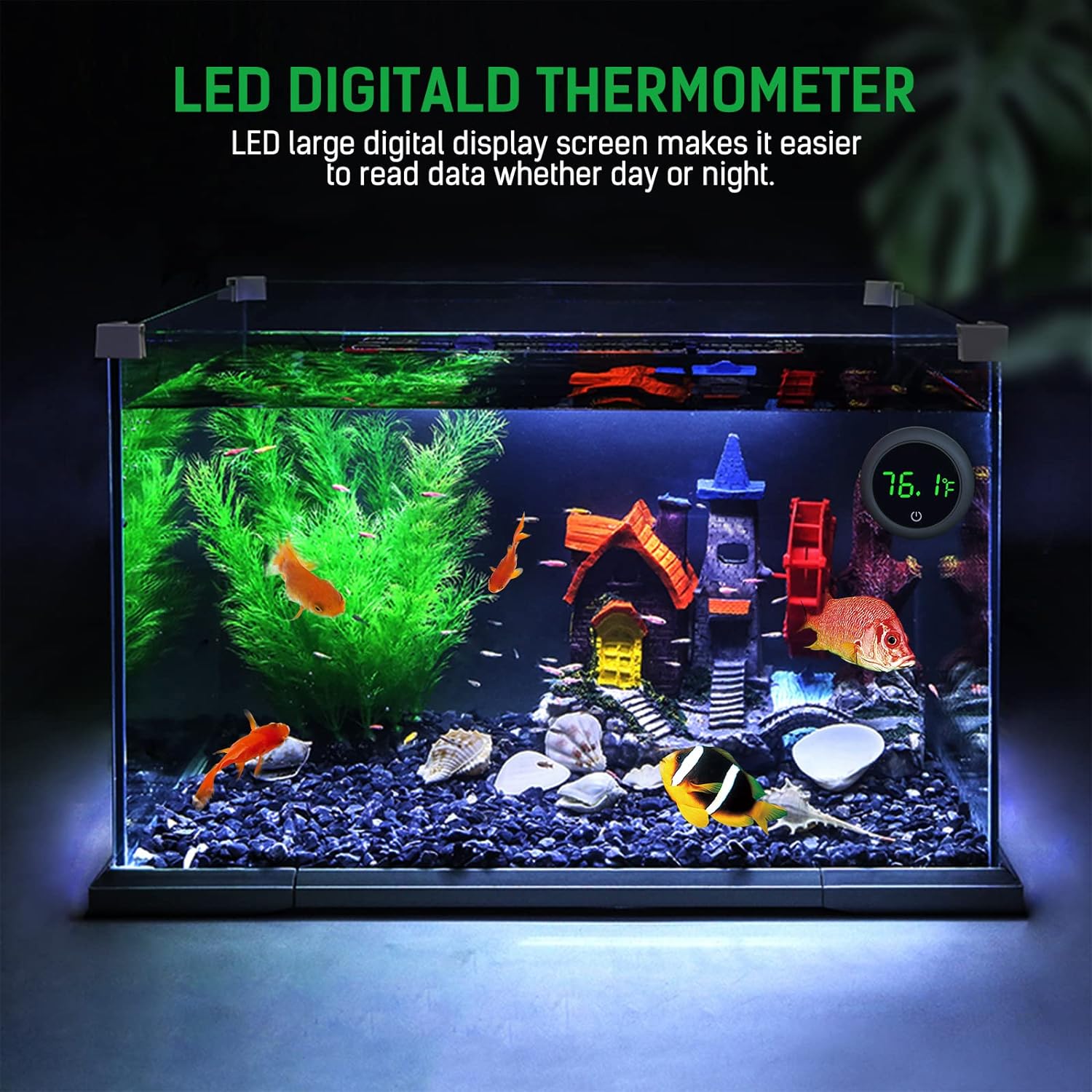 LED Digital Fish Tank Thermome – обзор и цена Marine Aquarium Temperature