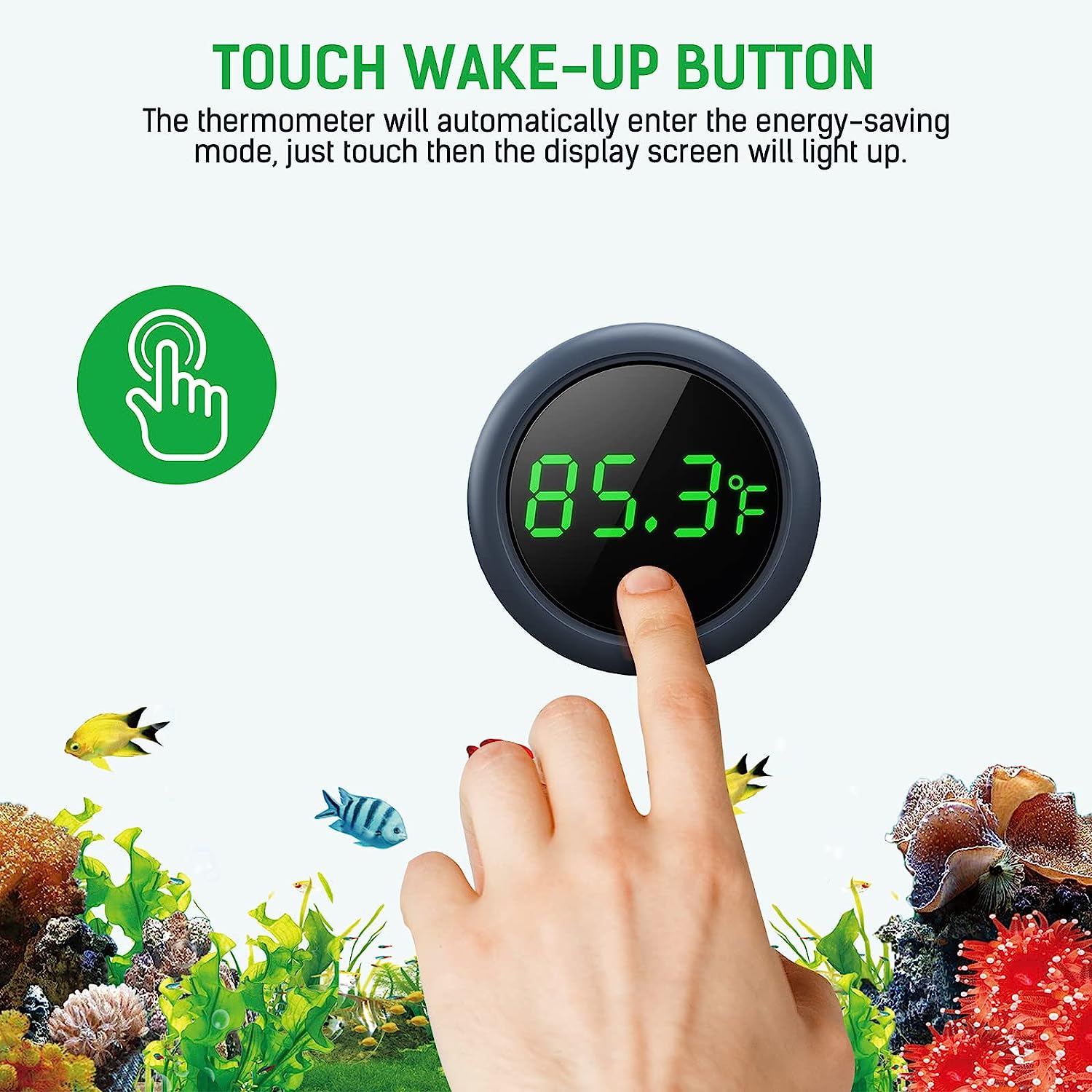 LED Digital Fish Tank Thermome – обзор и цена Marine Aquarium Temperature