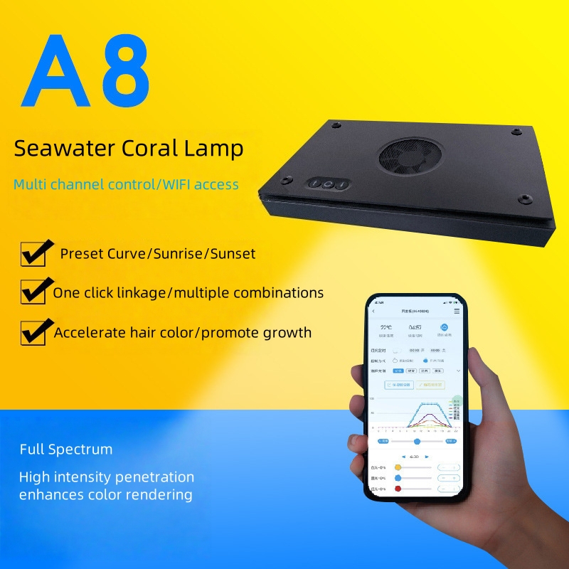 sttl A8Pro II Max 240 Watt WiF – обзор и цена Marine Aquarium Led Lights