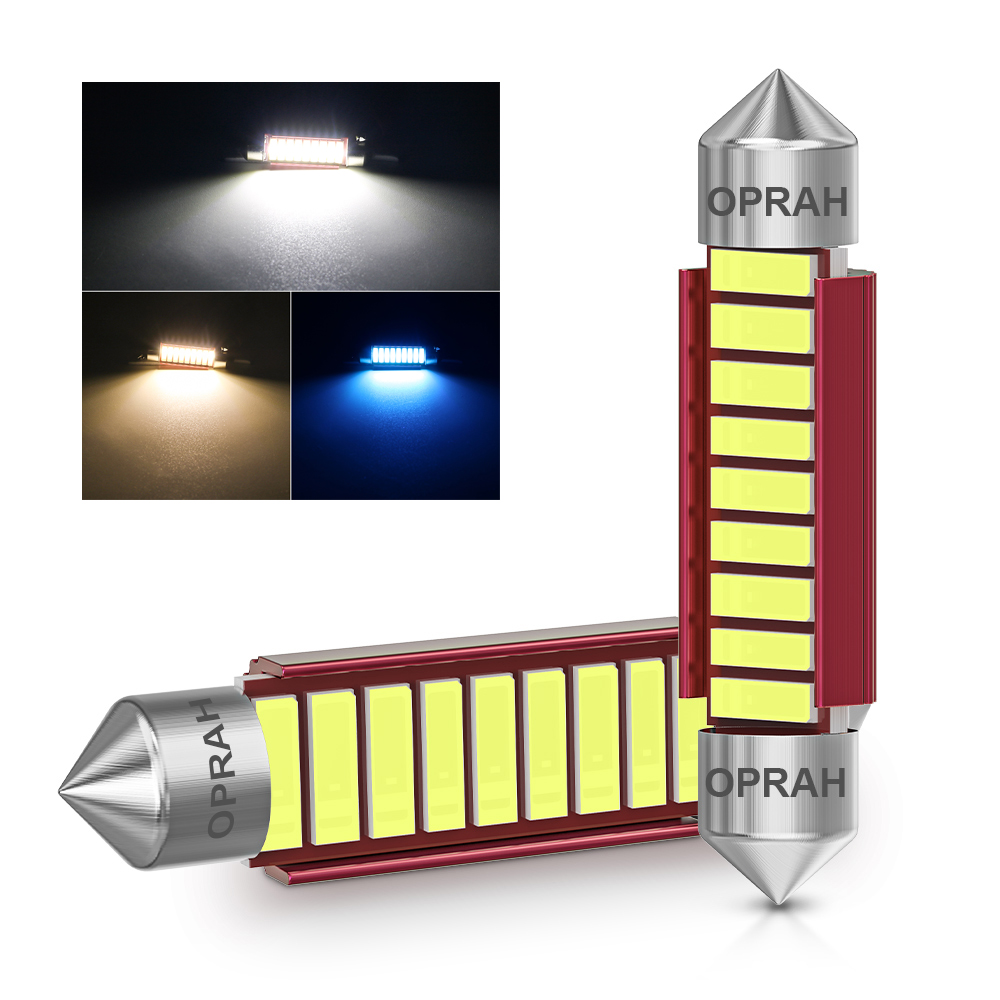 2pcs 31mm 36mm 39mm 41mm C5W C – обзор и цена Actinic Blue Led